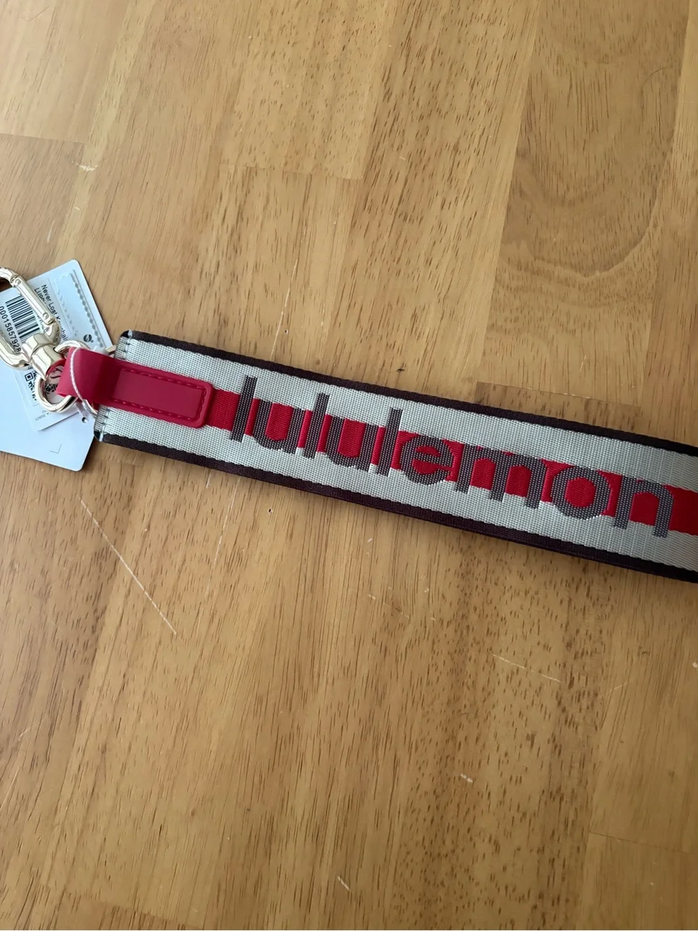 Lululemon Never Lost Keychain